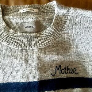 MOTHER crew neck sweater